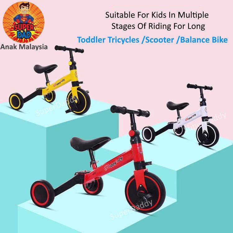 3 in 1 bike for clearance toddlers