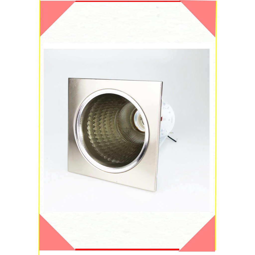 4-inch E27 LED Down Light/Ceiling Light [Recessed Type] Square Casing ...