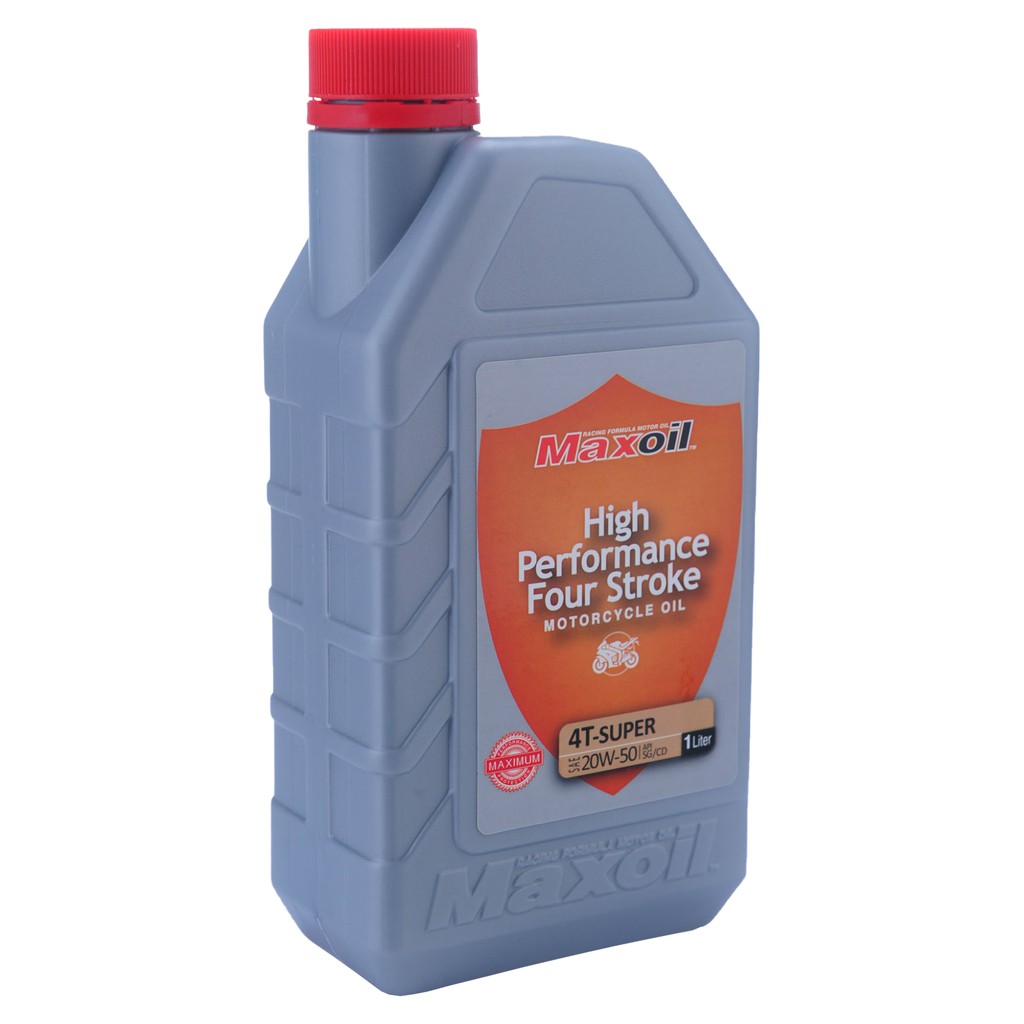 MAXOIL 4T SUPER HIGH PERFORMANCE FOUR STROKE SAE 20W-50 SG/CD | Shopee ...