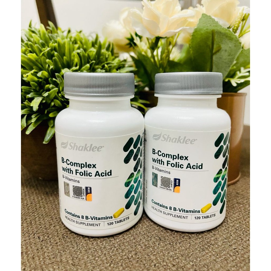 SHAKLEE Vitamin B Complex With Folic Acid 120 Tablets [100 GENUINE