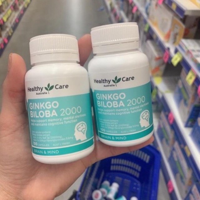 Ginkgo biloba brain supplement 2000 new model [stamp, bill chemist ...