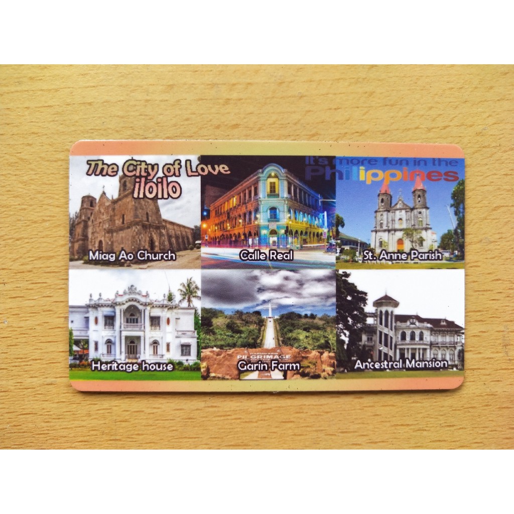 The City of Iloilo Rubber Magnet Souvenir Design | Shopee Malaysia