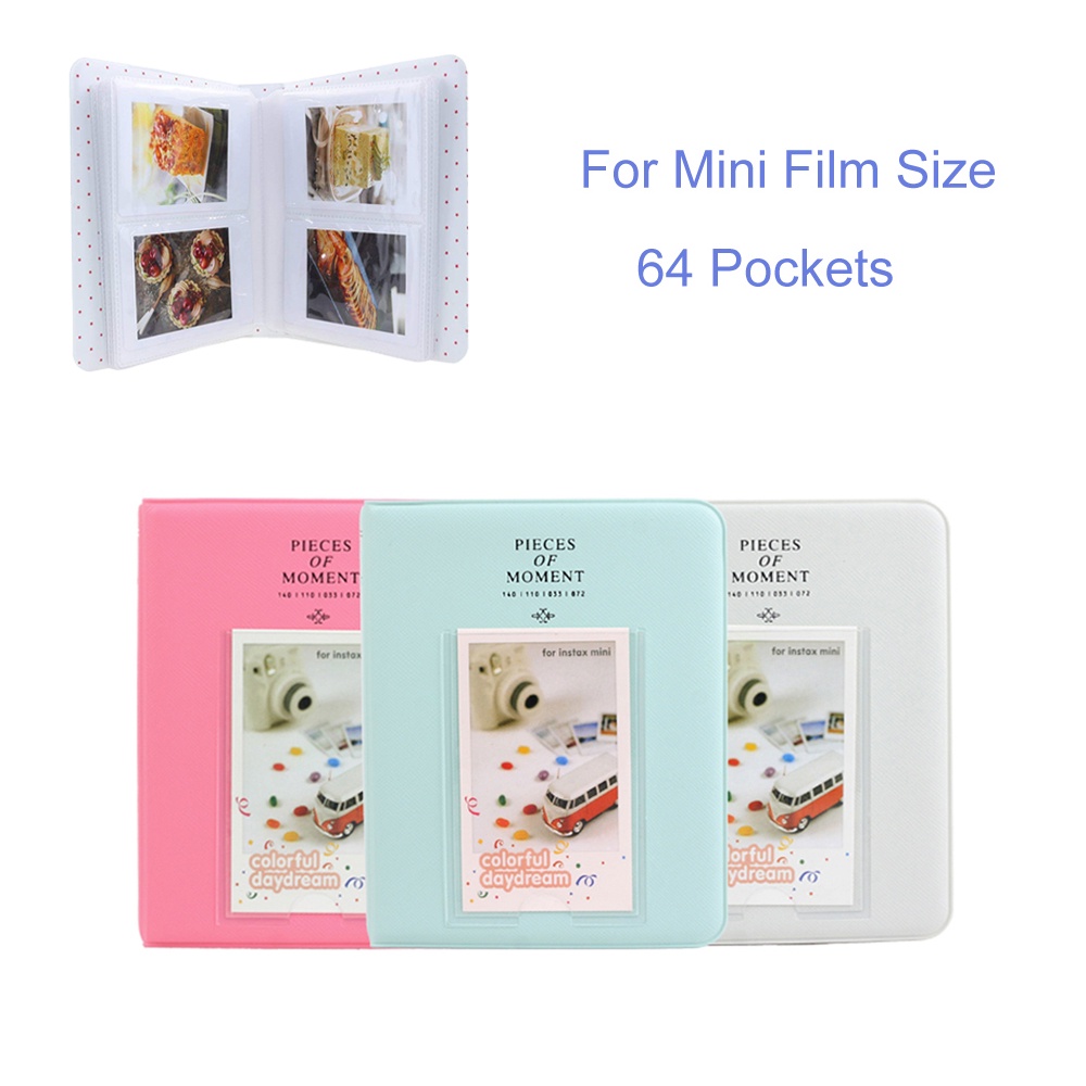 64 Pockets Photo Album For Polaroid Photo Album Mini Instant