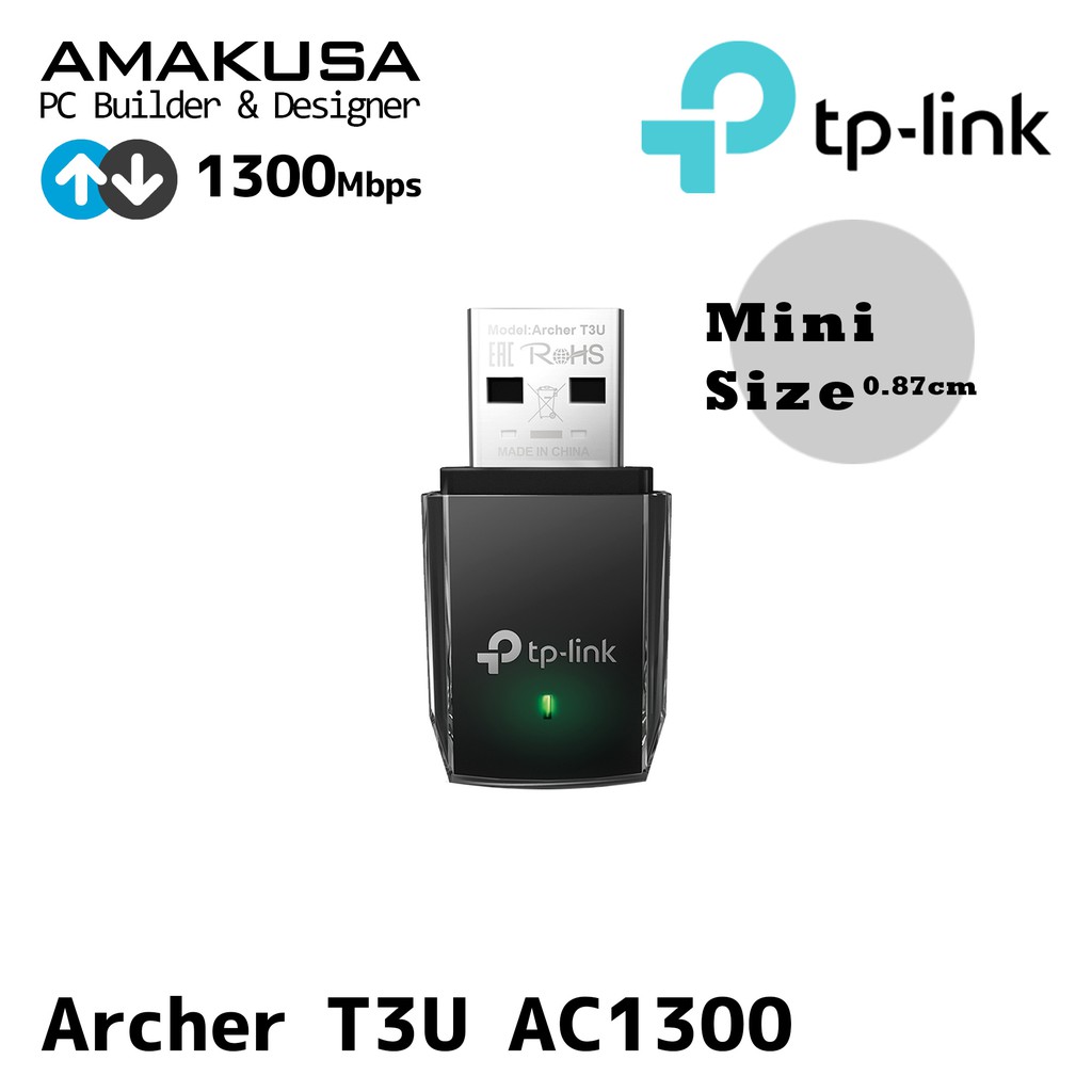 TP-Link Archer T3U AC1300 Dual Band 5GHz 2.4Ghz Mini size WIFI USB ...