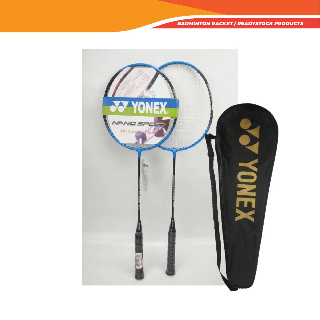 Twin Pack Badminton Racket | YONEX 1308 With Free Bag | Shopee Malaysia