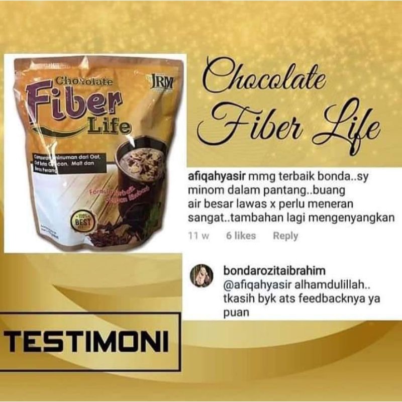 chocolate fibre life jrm( original) Shopee Malaysia