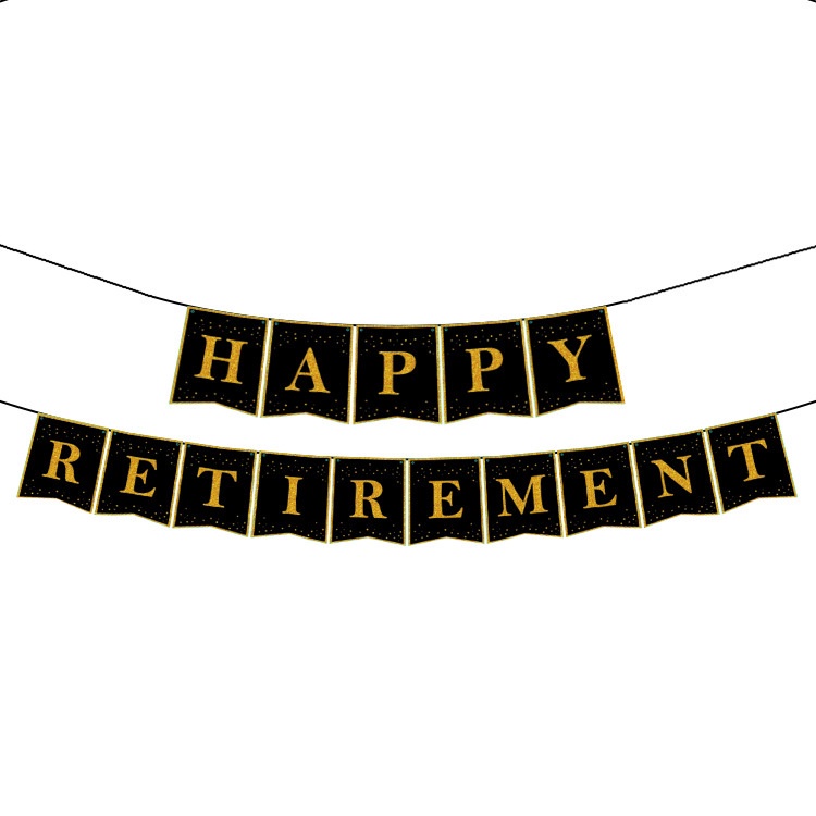 Happy Retirement Flag THE LEGEND Sash Party for Retired Men and Women ...