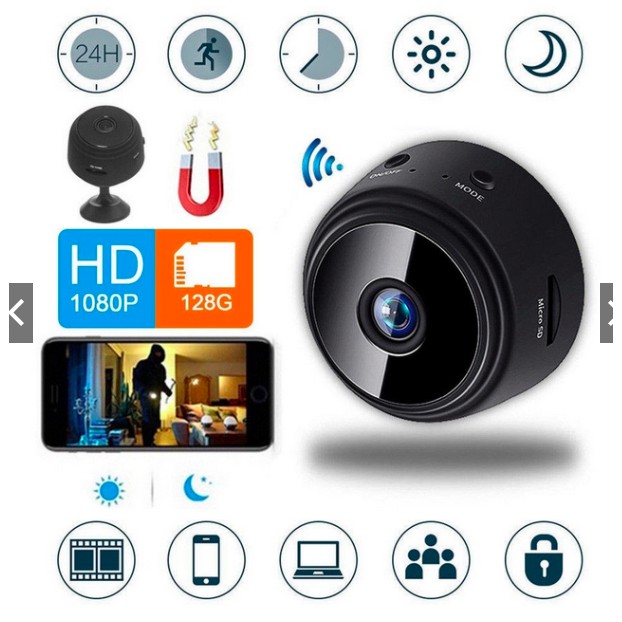 [READY STOCK] Mini 1080P HD Spy IP WiFi Camera Wireless Hidden Home ...