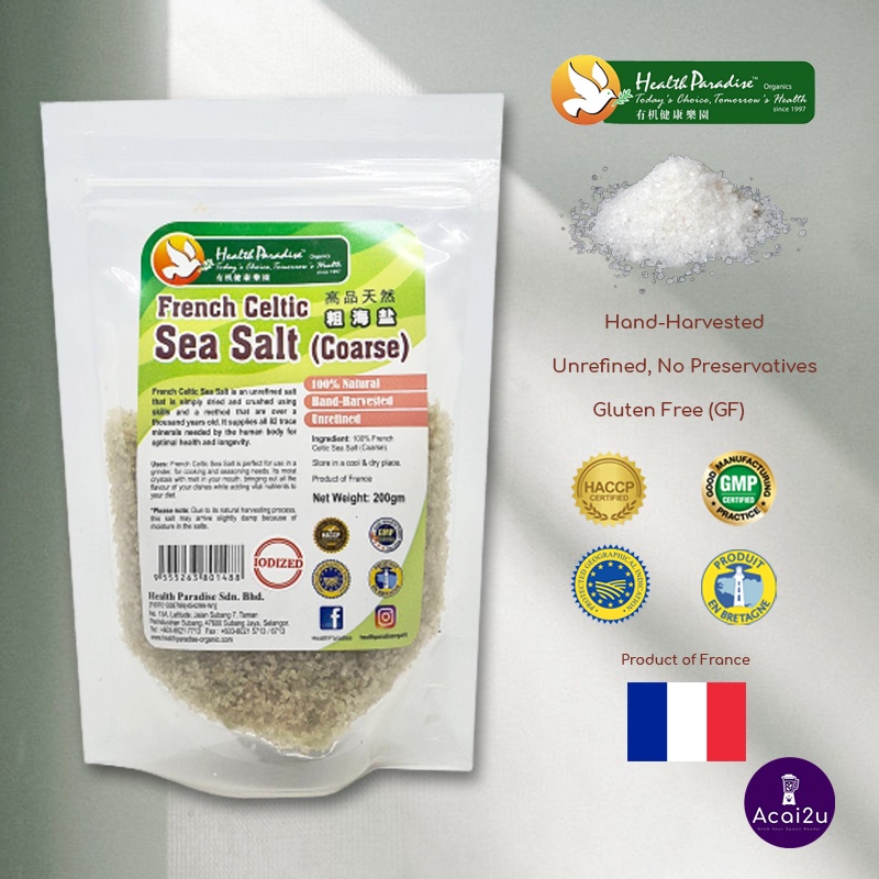 Health Paradise French Sea Salt (Coarse) 200g