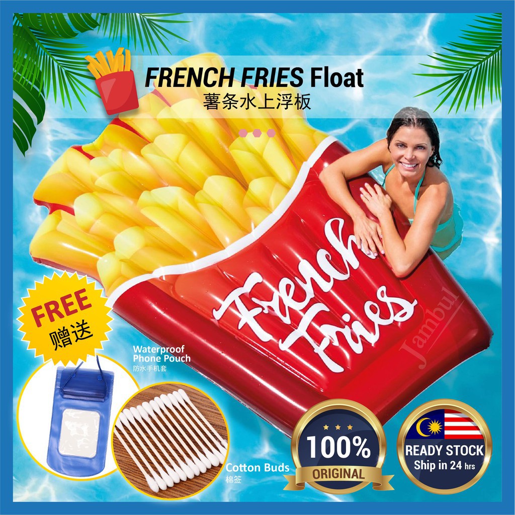 Intex french hot sale fries float