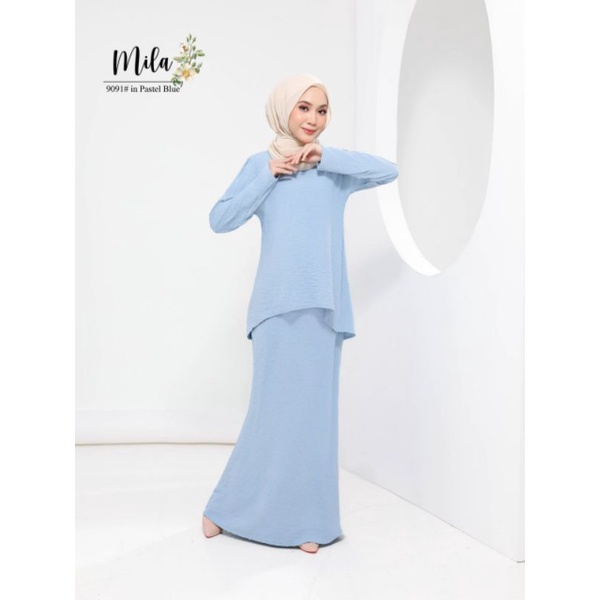 Gambar baju kurung Mila Dot Fishtail