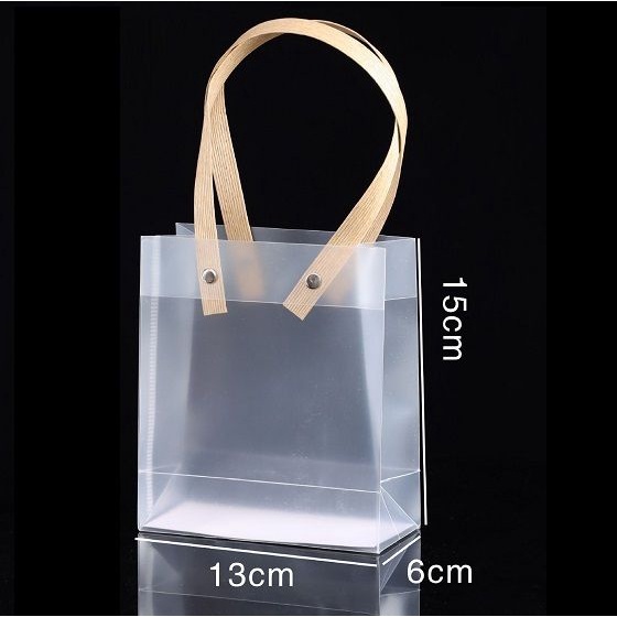 [Malaysia Stocks] 1pc PVC Transparent Small Tote Bag Wedding Festival ...