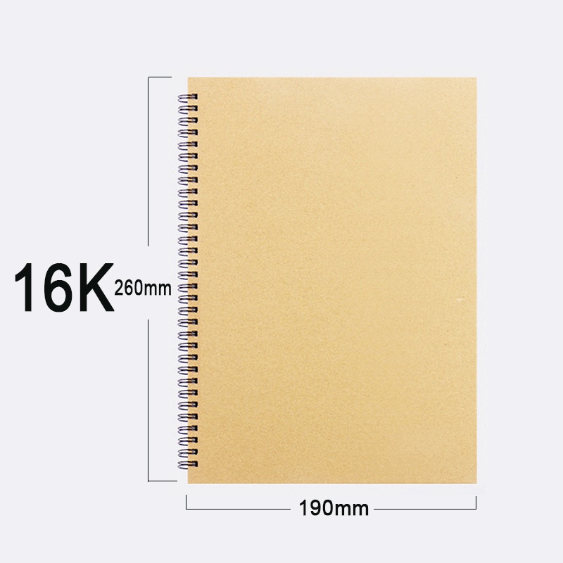Professional sketchbook drawing notepad 16k160g color pencil, oil