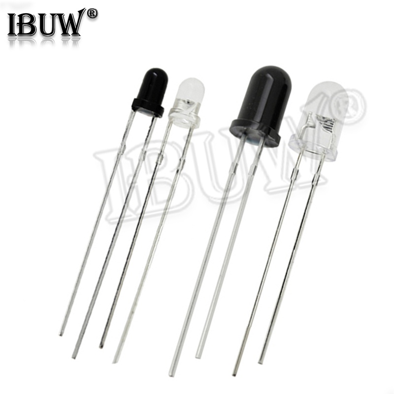 100PCS F3 F5 3MM 5MM 940nm LEDs infrared emitter and IR receiver diodes ...