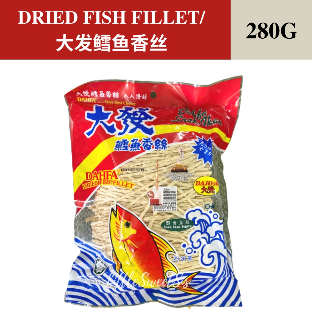 [280G] DAHFA DRIED FISH FILLET / DRIED FISH FILLET／ 大发鳕鱼香丝 Shopee Malaysia