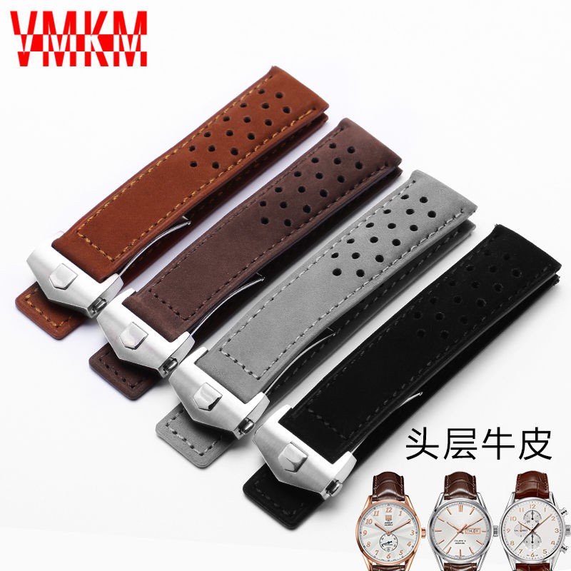 Tag leather clearance strap