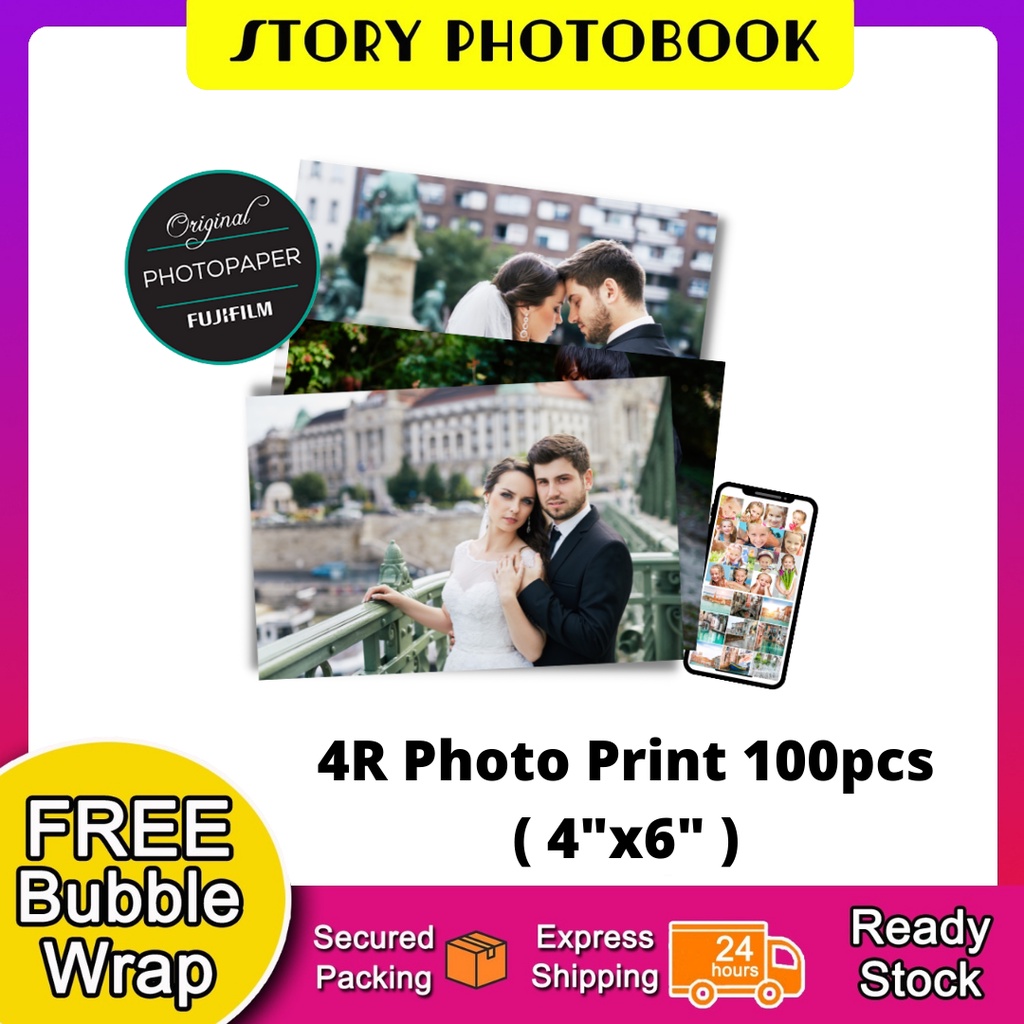 4R Photo Print 100pcs (Fujifilm Printing) Shopee Malaysia