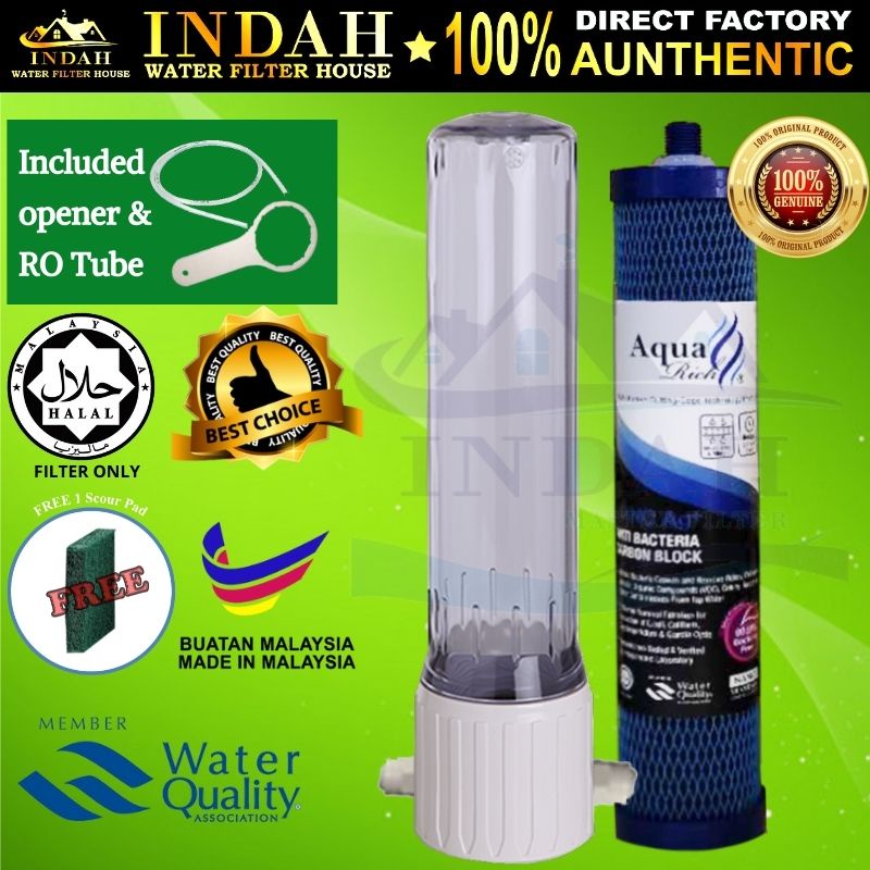 CTC3000 Transparent Water Purifier Housing With AquaRich JAKIM Halal