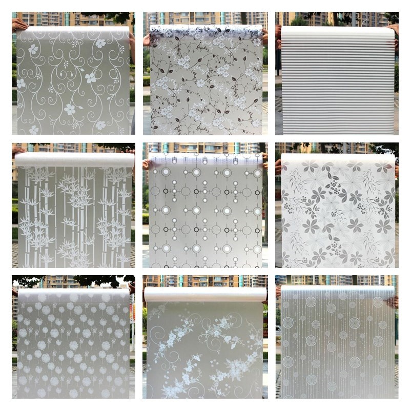120cmX3meters Decorative Privacy Vinyl Window Adhesive Film frosted ...