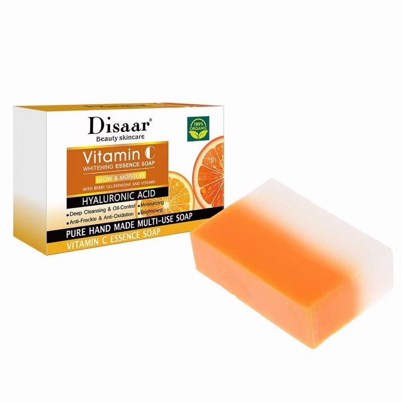 Disaar VITAMIN C BRIGHTENING & ANTIAGING FACIAL CLEANSER SOAP 100G