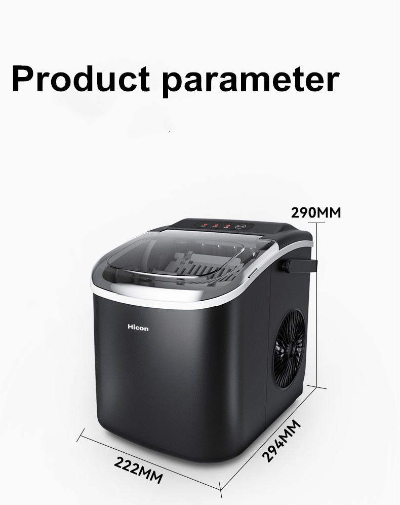 Hicon Ice Maker Machine 16M 16AL 26YB Home Ice Machine Dormitory Mini