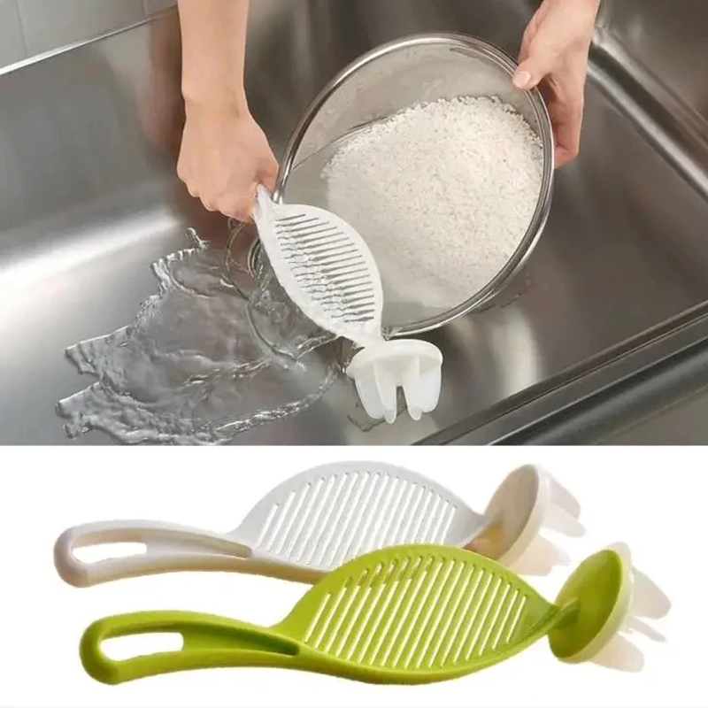 Kitchen Rice Washing Colander Strainer Filter Drain Board Clean Rice