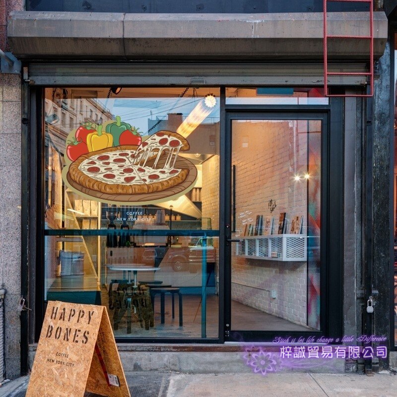 Express Pizza Sticker Restaurant Decal Poster Vinyl Art Wall Decals ...