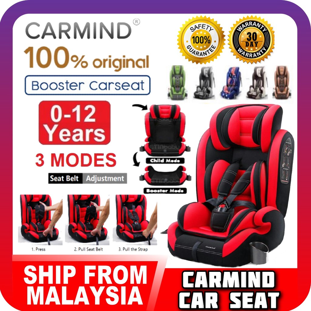 CARMIND ISOFIX + LATCH Exclusives Baby Car Seat For 9 Kg to 36KG ONE