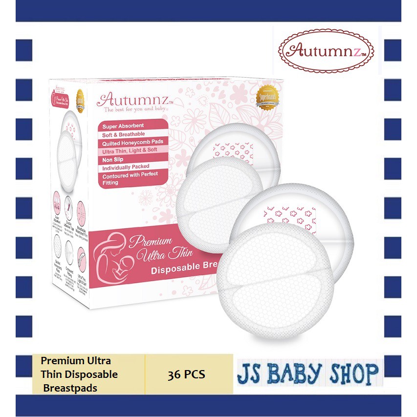 Autumnz Premium Ultra Thin Disposable Breastpads (36 pcs)