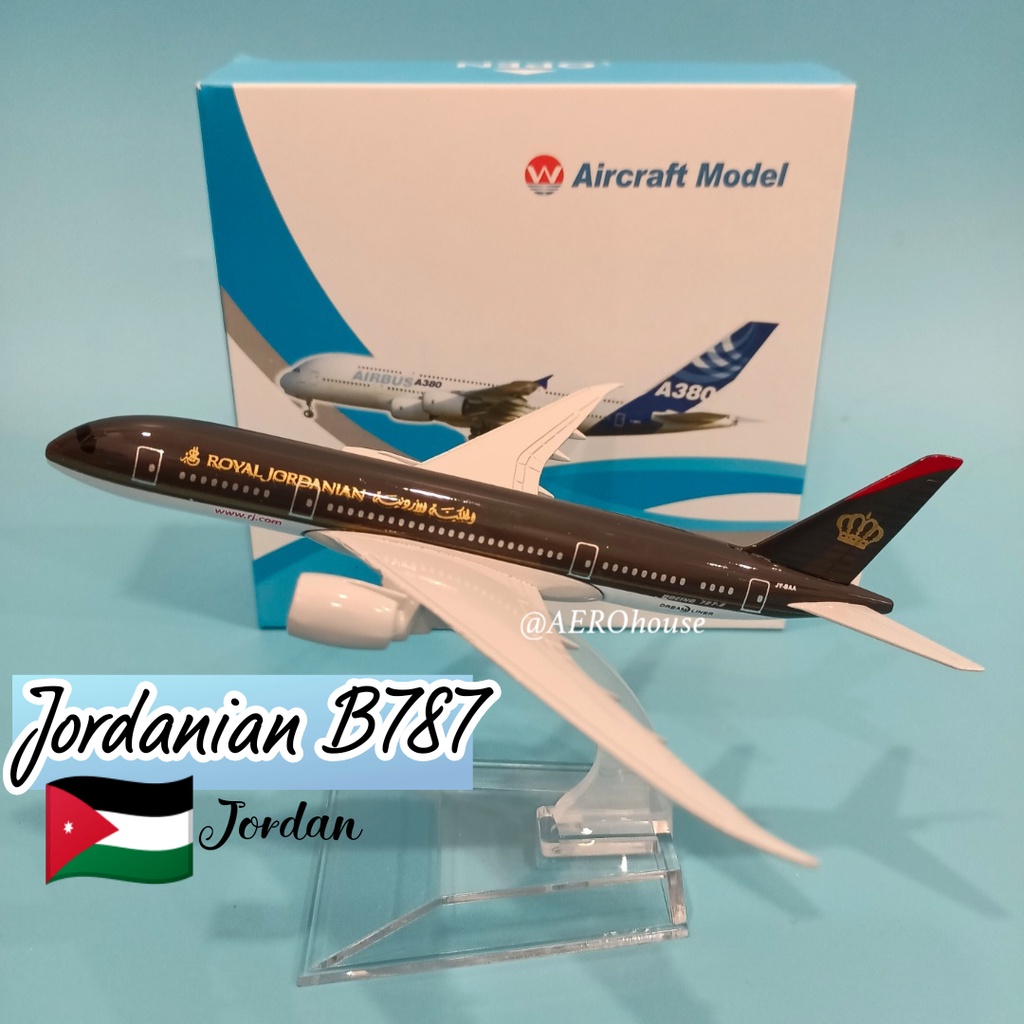 Latest Aeroplane/149Aircraft Model- Royal Jordanian B787 (Jordan ...