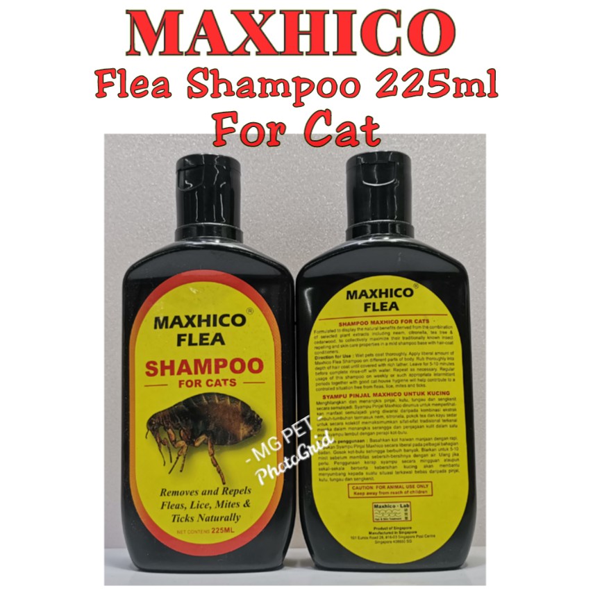 Shampoo Kutu Kucing Maxhico Flea Shampoo for Cat 225ml Shopee Malaysia