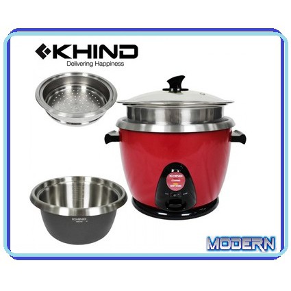 Khind stainless best sale steel rice cooker