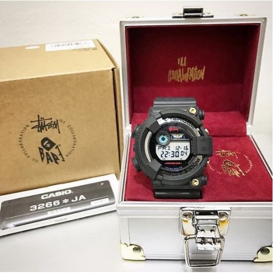 G-SHOCK ORIGINAL CASIO GF-8250BS Frogman x Stussy x Bape collabs