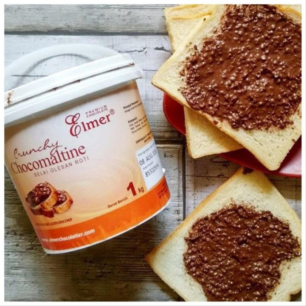 ELMER CRUNCHY CHOCOMALTINE 1KG - JAM - CHOCOLATE CRUNCHY TOPPING ...