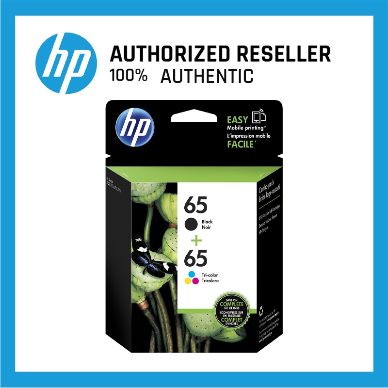 HP 65 Ink Cartridge (Black/Tri-Color) | Shopee Malaysia