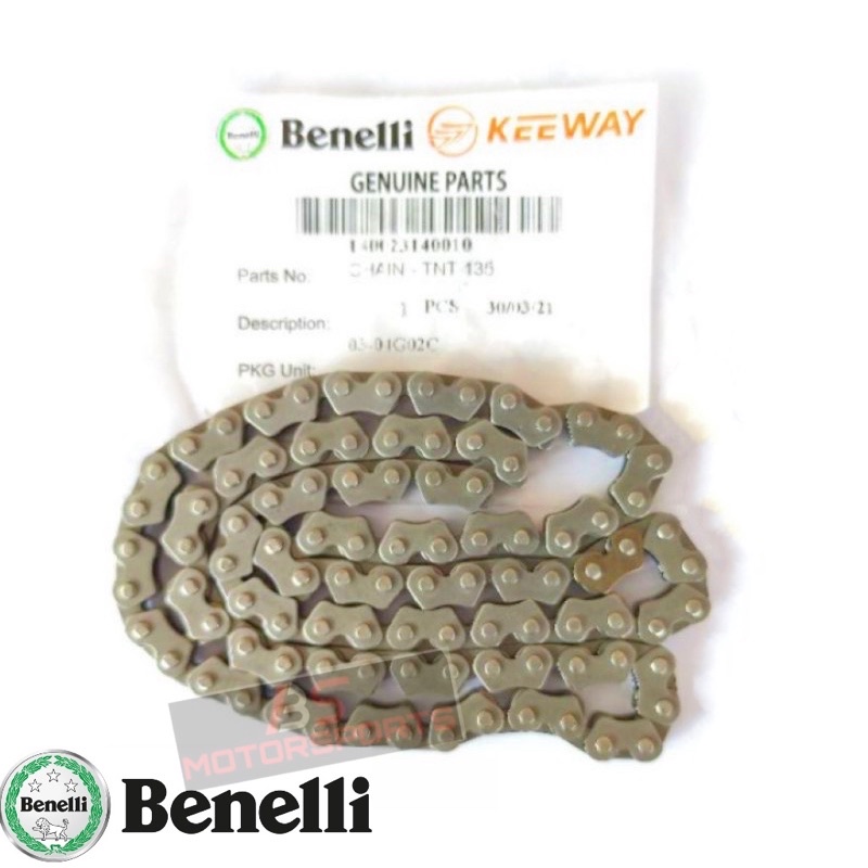 BENELLI RFS150i RFS 150i 150 i 150S TNT135 TNT 135 TIMING CHAIN BENELI ...