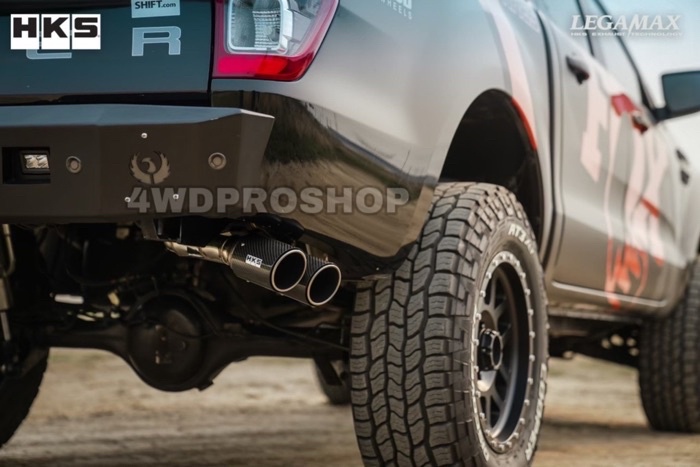 NEW TWIN CARBON HKS LEGAMAX SIDE TWIN CARBON FOR FORD RANGER T6 T7 T8 2 ...