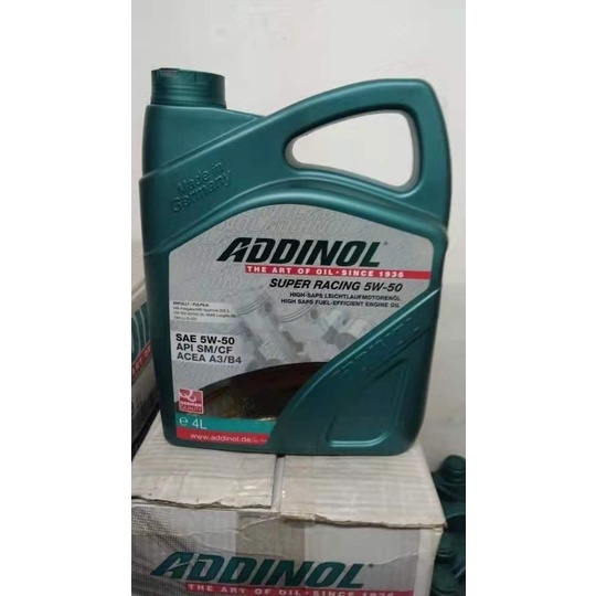 ADDINOL SUPER RACING 5W50 4L | Shopee Malaysia