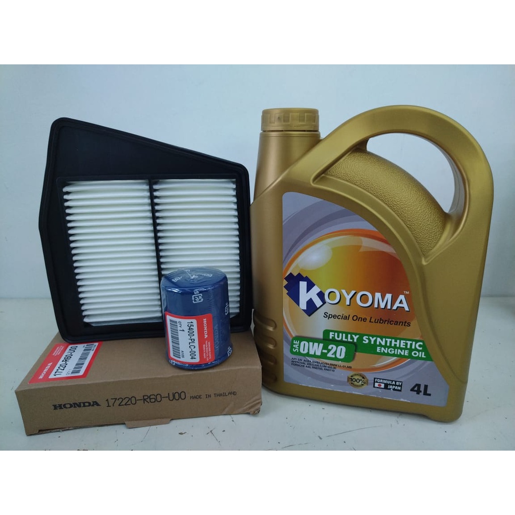 HONDA ACCORD TAO 2.0 2008y -2013y AIR FILTER + OIL FILTER + KOYOMA 0W20 ...