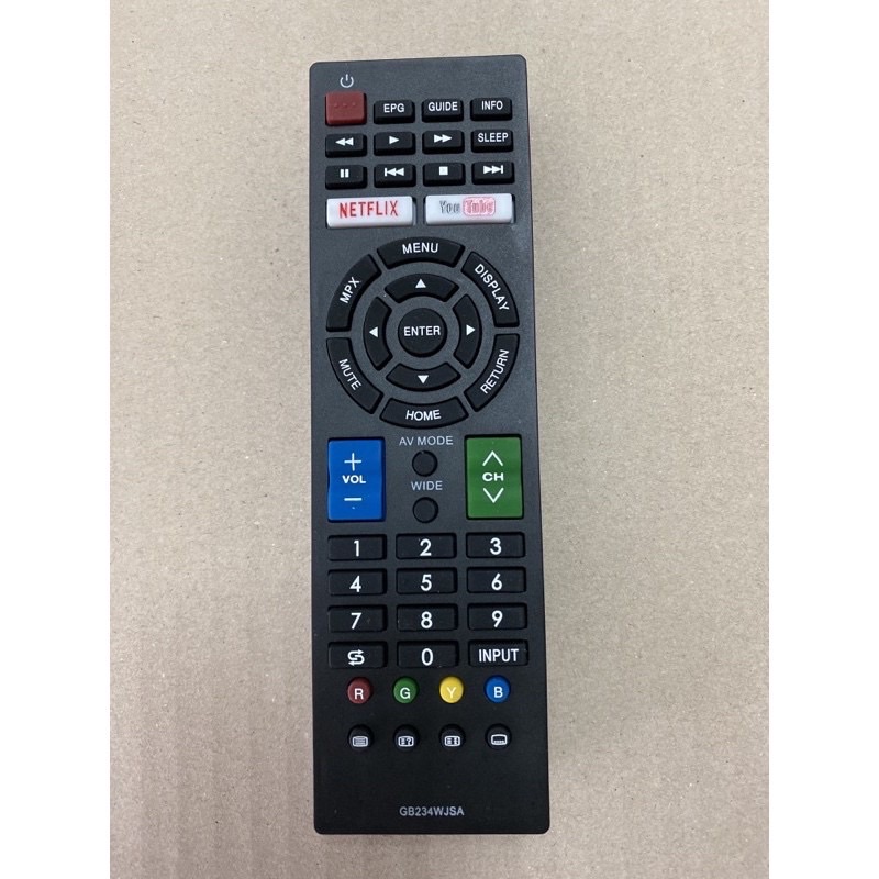 Sharp smart tv remote control GB234WJSA original Shopee Malaysia