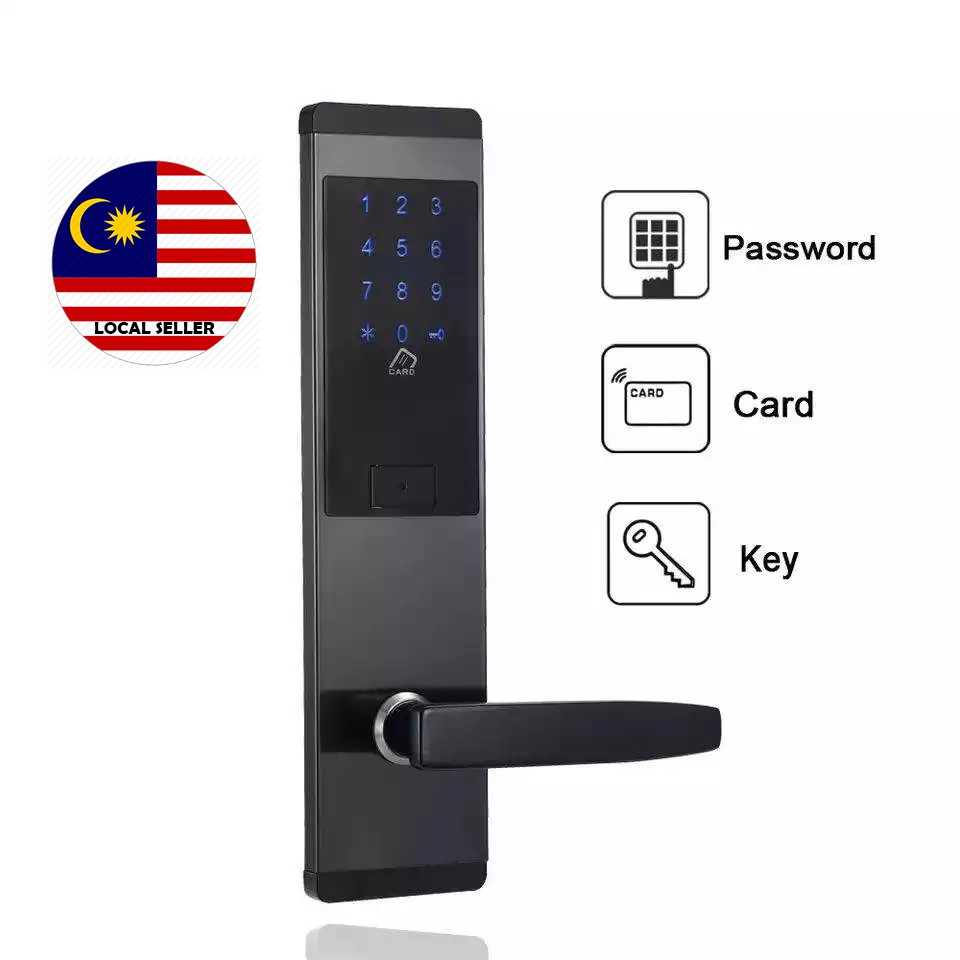 Security Electronic Digital Lock, Key-les digital Safe Lock Door Smart ...