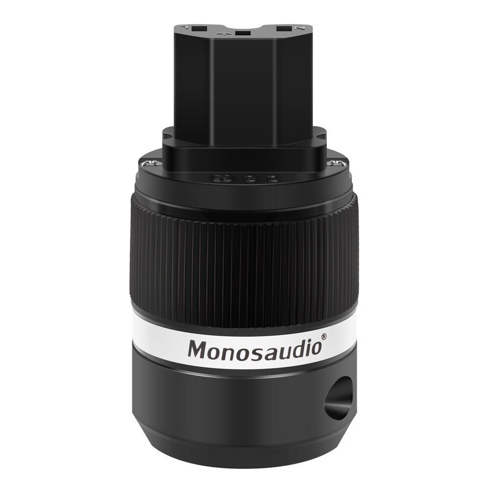 Monosaudio E100G/F100G 99.99 Pure Copper 24K Gold Plated Schuko Power