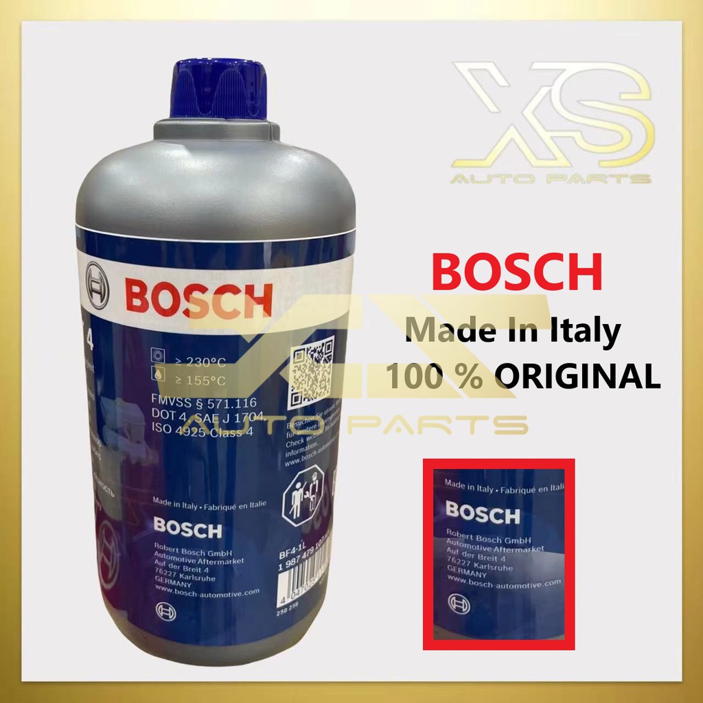 ( 100% ORIGINAL ) GENUINE NEW STOCK BOSCH DOT 4 BRAKE FLUID BRAKE OIL ...