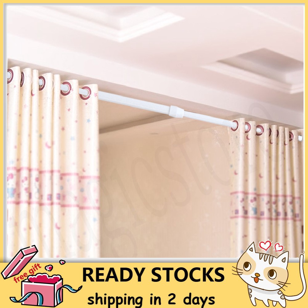 【Ready Stock】magicstore Adjustable Spring Loaded Tension Rod Shower ...