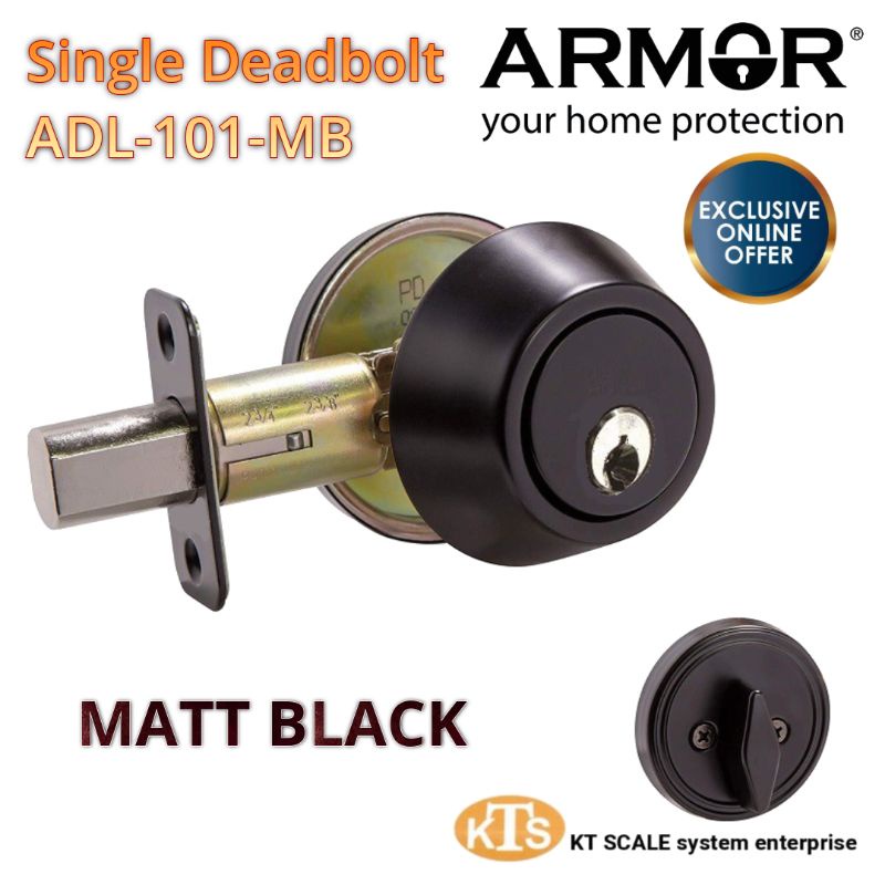 ARMOR SINGLE DEADBOLT ADL-101 SERIES | Shopee Malaysia
