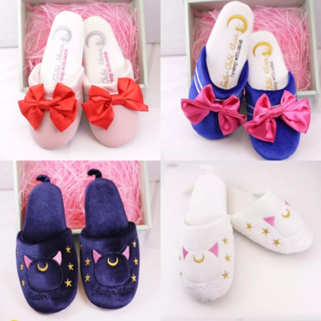 Sailor Moon Luna Artemis Chibi Moon House Slipper Shoes Shopee