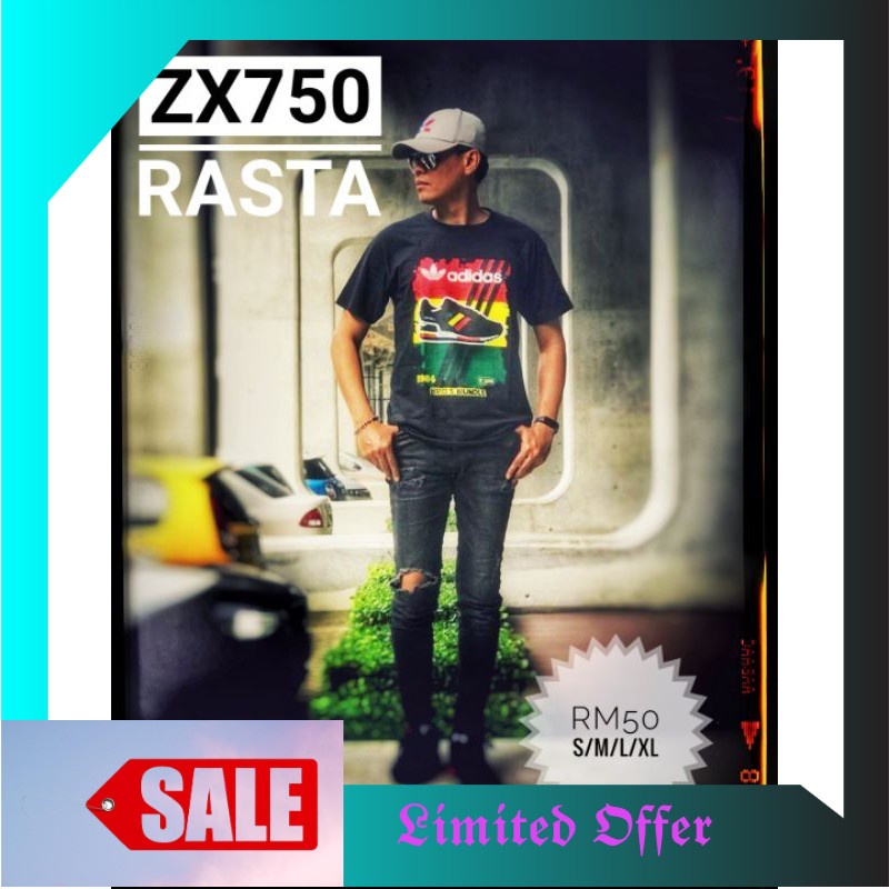 Adidas zx750 rasta for cheap sale