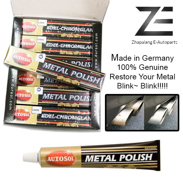Autosol Multi Purpose Metal Polish Paste Tube 75ml(Made in Germany