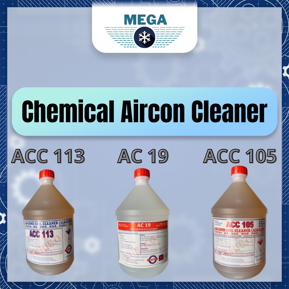 [ NEW STOCK! ] CHEMICAL AIRCOND CLEANER (ALKALINE) AC19, ACC105, ACC113 ...