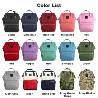 高品质Anello Style Travel女士背包书包背包男士女士书包<br /> High Quality Anello Style Travel Women Backpacks School Bag Beg Galas